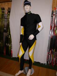 Rukka Herren-Rennanzug schwarz-gelb 